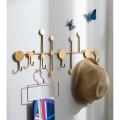 Nordic Cast Iron Dots Wall Hooks Antique Finish Metal Clothes Hanger Rack Wall Hook for Room Decor Wall Mounted Hook Hanging Shelf Rack for Key Holder Charging USB Cable Key Customized by ZMT Traders. 