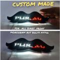 PURBASH  front led monogram light for all bikes 70/125/150 etc 1000% waterproof high quality , ,high brightness. 