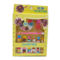 Kids Nail Polish set with 12 Colorful Nails, Kids Makeup Toy Set. 