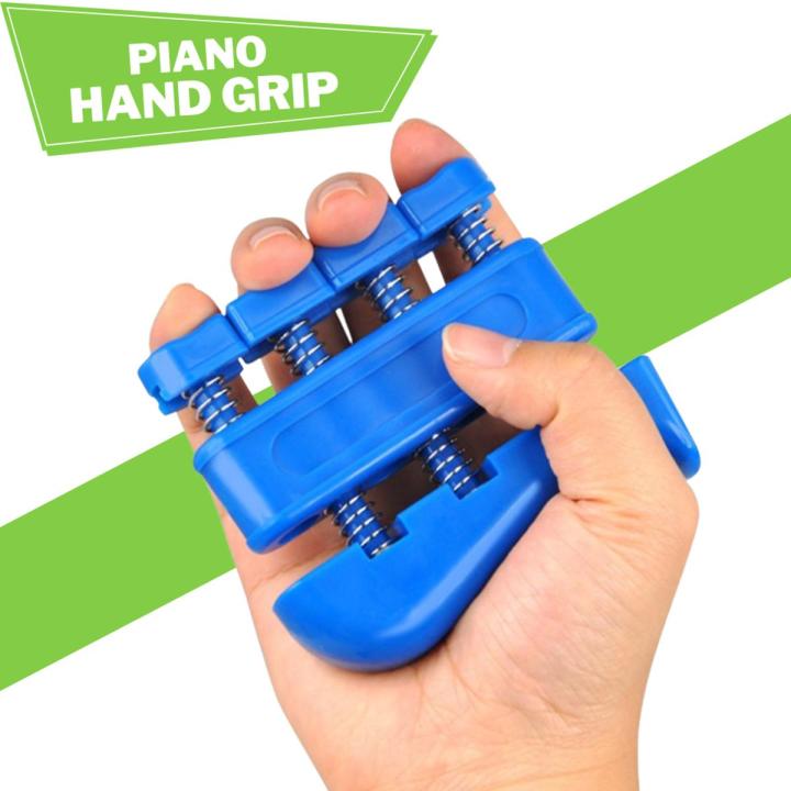 1pc hand grip finger trainer booster two-way spring adjustable strength training piano guitar finger exercise equipment home Denovo Mart