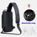 Shoulder Bags For Boys,Girls,Men & Women - Cross Body Bags For Girls - Water Proof Chest Bag -  Anti-theft Zipper -  ScratchProof  Small Waist Bag - Gym Sling Bag With Usb Port - Daily travelling - Passport Bag - Unisex Accessories. 