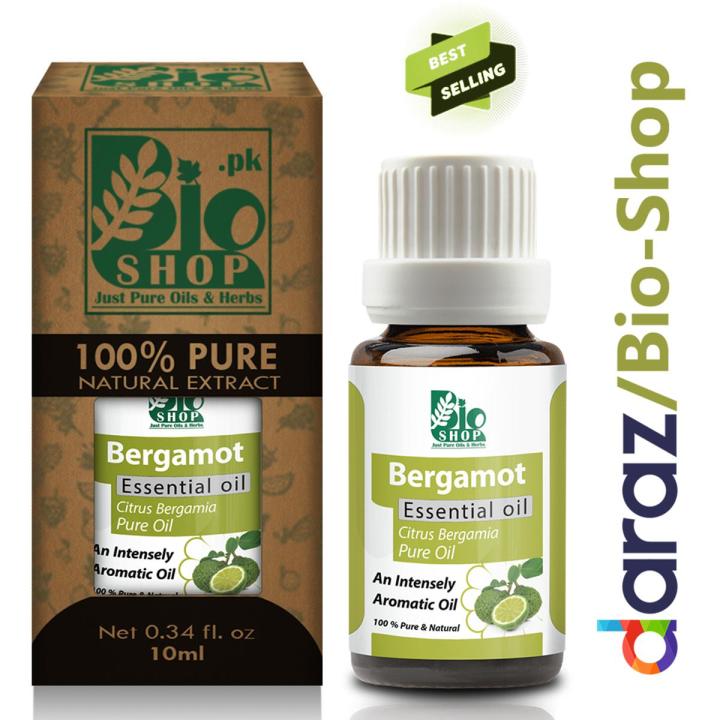 Bio Shop™ Bergamot Aromatherapy Essential Oil - 100% Pure & Natural