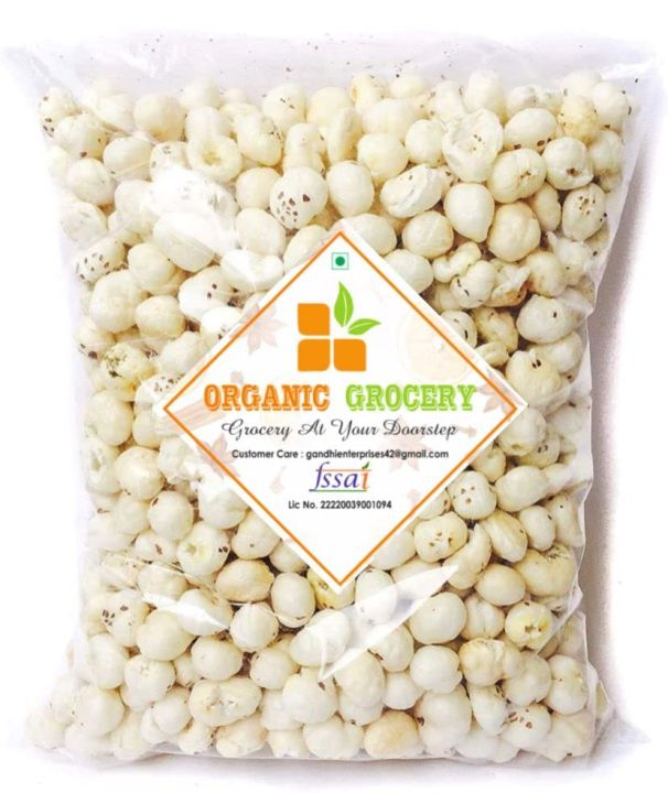 Organic Grocery Phool Makhana Lotus Seeds 30gm Pop/Gorgon Nut Puffed Kernel (Makhana)