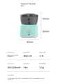Food processor MGE-017 / Mini portable food processor / Portable Mini Mizge food processor. 