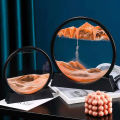 3D Moving Sand ART Lamp , Flowing Sand Painting NightLight ,Table Lamp, Sand Mountain Lamp , Sandscape ainting ,. 