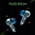 Zero® Arcade 800 Gaming Earbuds | RGB Lighting & Ultra-Low Latency, AI Voice Assistant, IPX4 water resistance | Best Price TWS Earbuds for Men, Women, iPhone & Android Users. 