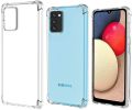 Samsung Galaxy A02s Transparent Bumper Back Cover. 