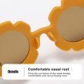 Korean 2024 New Children Sunglasses Daisy Round Cute Sun Glasses Boys Girls Ultraviolet-Proof Baby Sunglasses Lovely Eyeglass. 