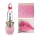 High Quality Transparent Color Changing Flower Jelly Lipstick. 