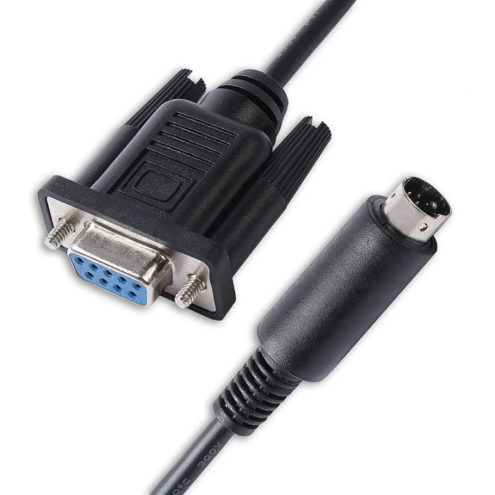 DB9 9 Pin Female to Mini Din 8 Pin Male Converter Cable Cord Genuine Branded