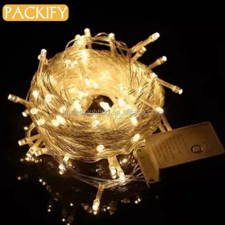 PACKIFY Fairy Lights Blinking and Still with 8 Multi Function - LED Fairy String Lights for Room Decoration - Decoration Light