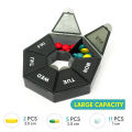 1PC 7 Grid Tablet Box 7 Days Weekly Pill Boxs Portable Jewelry Pill Storage Tablet Holder. 