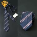 Men Printed Tie Retro Silky Smooth Men's Business Tie for Work Formal Occasions Lightweight Anti-wrinkle Necktie for Party Wedding Men Adjustable Tie. 