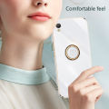 Biruiqu for OPPO A37 Back Cover Luxury 6D Plating Frame Shiny Bling Phone Pounch Soft Silicone Square Phone Case. 