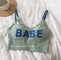 Women's BABE print Bra Soft Paded. 