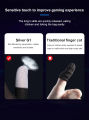 Game Gloves, Anti-Sweat Breathable, Touch Finger for Highly Sensitive Nano-Silver Fiber Material, Dot Silica Gel Palm Non-Slip Design, Support Almost All Mobile Product size: free size. 