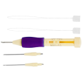 Punch Needle, Embroidery Needle Punch, Sizes Pen Kit Tool for Medium Punch Needle, with 3 Needle DIY Craft Set. 