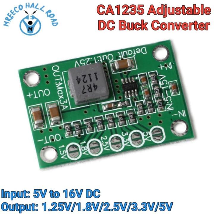 CA-1235 CA1235 Power supply module converter1.25V 1.5 1.8 2.5 3.3 5V output adjustable 3A 5V-15V input