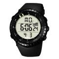 Black Rubber Digital Watch For Boys - Black. 