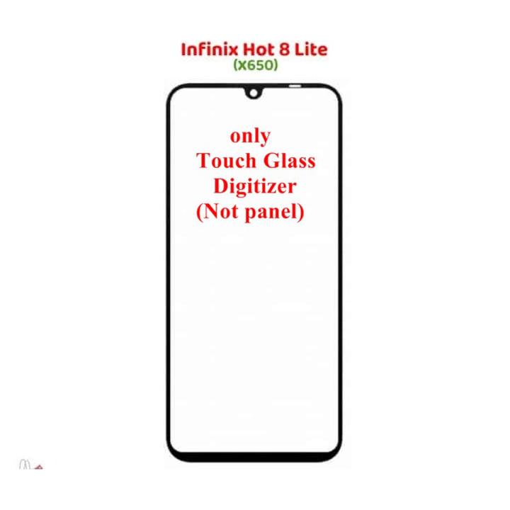 Infinix Hot 8 Lite X650 Touch Glass Digitizer Replacement for Infinix Hot 8 Lite X650 (Only Touch Glass Not Panel)