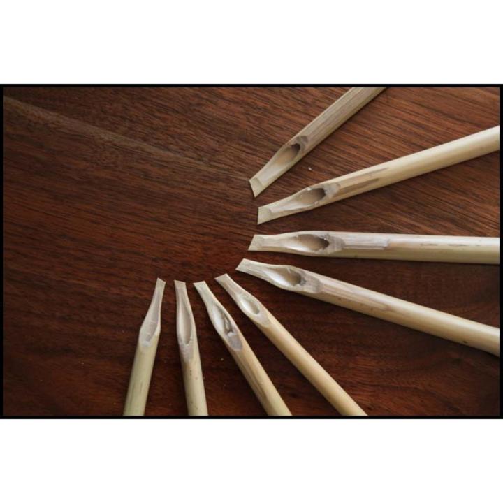 Set of 12 Bamboo Qalam for All types of Urdu and Arabic Calligraphy