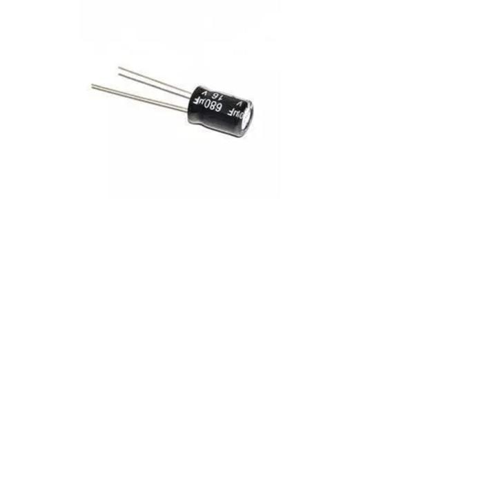 50 Pcs Aluminum Electrolytic Capacitors 680uF 16V Capacitor