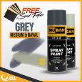 GREY Spray Paint Medium Grey & Naval Grey, MUBAH Spray Paint (Imported). 