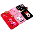 Infinix Smart 6 Back Cover Hello Kitty Braslate Chain Soft Smart 6 Case For Girls. 