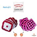 Traditional Handmade Cushion Cover, Home Decoration Cushion For Sofa Bed & Chair, Custom Sitting Cushion and Gadi Cover, Pack of 5 Square Takiya / Pillow Cushions & Covers Set, Super Soft Square Faux Throw Pillow Case Covers. 