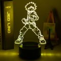 Anime My Hero Academia Shoto Todoroki Face Design Led Night Light Lamp for Kids Child Boys Bedroom Decor Acrylic Table Lamp Gift. 
