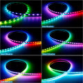 5mm WS2812B 2020SMD RGBIC LED Strip Light Ultra-Narrow WS2812 Individually Addressable ICTape 60/100/120/160/200Leds/m DC5V. 