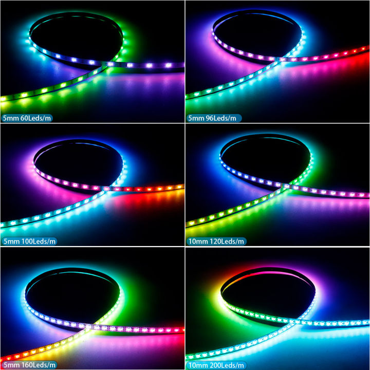 5mm%20WS2812B%202020SMD%20RGBIC%20LED%20Strip%20Light%20Ultra-Narrow%20WS2812%20Individually%20Addressable%20ICTape%2060/100/120/160/200Leds/m%20DC5V%20-%20Image%205