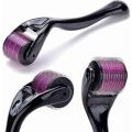Jade & Derma Roller Gua Sha Board Massager 3 In 1 Facial Tool Set. 