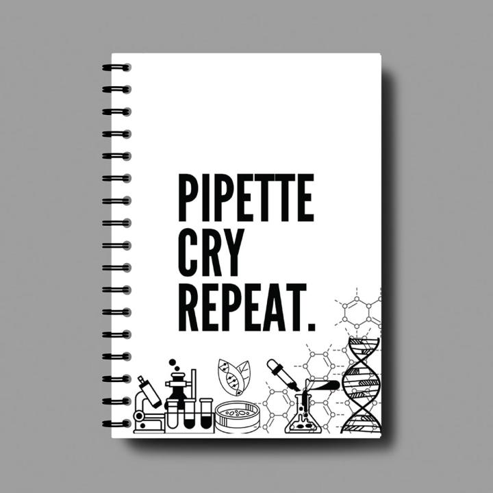 Pipette, Cry, Repeat Notebook-7732