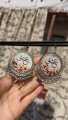 Ishq Jumkas - Traditionl Jhumkas - Resin Handmade Jhumka -  Ishq Resin Jhumkay - Handmade Earrings - Real Roses Jumkay/Earrings. 