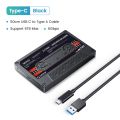 ORICO 2.5'' HDD Enclosure SATA to USB3.0 External Hard Drive Case 5Gbps / 6Gbps Type-C HDD Case With DIY Sticker. 