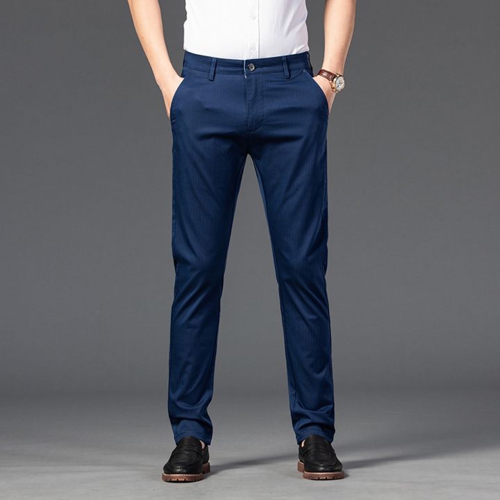 Men's Fashion-Cotton Jeans Pants-Blue color-Stretchable-Pants for men-Mens Clothing