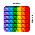 Kiev pop it Fidget Toys | Simple dimple pop its | Squishy Toy pop it Game | popit Game Rainbow | Mini Pop it | Stress Relief Toys, Sensory Toys for Kids Design Circle and Square. 