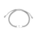 Bamboo Design Adjustable Woven Rope Bracelet for Couples Men Women. 