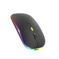 HP W10  Wireless Rechargeable Mouse With RGB Lights Adjustable DPI Silent Click With Ultra Thin. 