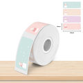 BataBata P15 Label Printer Sticker 12*40mm Label Tape Thermal Printer Paper 160pcs/roll Compatible M110 220 D30 Marklife P12 P11 Labeller. 
