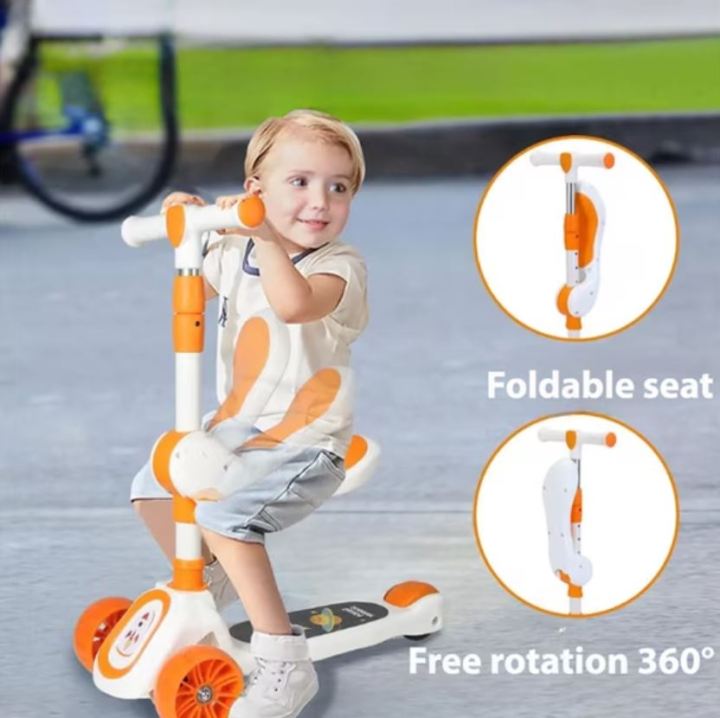 Seat%20Scooty%20Body%20Light%20WIth%20Music%20lights%20Three-Wheel%20Scooty%20for%20Kids%20High%20Quality%20kids%20Foldable%20Scooty%20Hot%20Sale!%20IMPORTED%20-%20Image%203