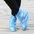 Waterproof Protector Shoes Boot Cover Unisex Zipper Rain Shoe Covers High-Top Anti-Slip Rain Shoes Cases. 