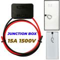 IP67 Waterproof PV Solar Panel SMD Diode Junction Box 4 Lane DC 15A 1500V Black 150w-450w Without PV Connectors. 