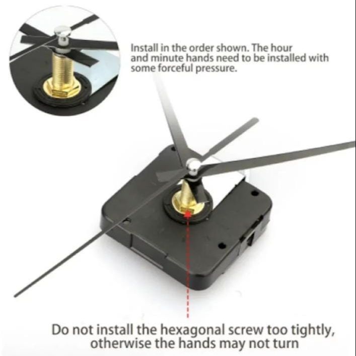 wall clock replacement maccine with free needles