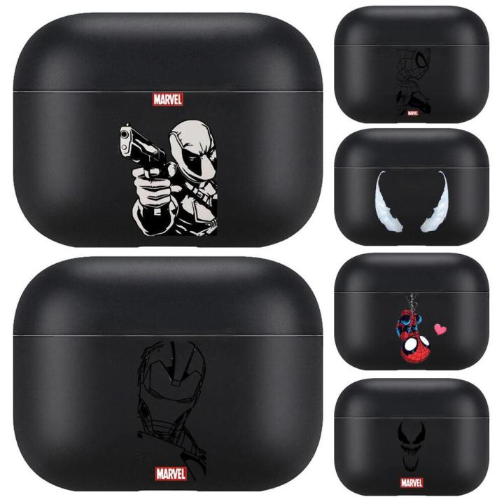 Marvel Iron Man Spiderman For Airpods pro 3 case Protective Bluetooth Wireless Earphone Cover for Air Pods airpod case air pod C