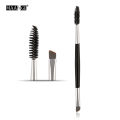 Eyebrow Brush Eyelash Comb makeup brushes Dual Ended Angled brush Spoolie brush 2 in 1 Lash eyebrow brush set makeup tool. 