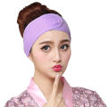 Headband accessories bath makeup hair wrap towelings headband salon spa face beauty washing tools adjustable elastic stretch Pack of 2. 
