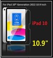 Screen Protector for iPad 10th Generation 2022 A2696 / A2757 / A2777, Tempered Glass Film Guard for 10.9" iPad 10. 