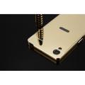 【Miga Plaza】 For Sony Xperia XA Mirror case,Luxury Metal Bumper and Mirror PC Back Cover Case For Sony Xperia XA. 